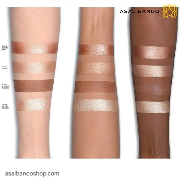 پالت برنزر و هایلایتر BRONZE & GLOW ناتاشادنونا