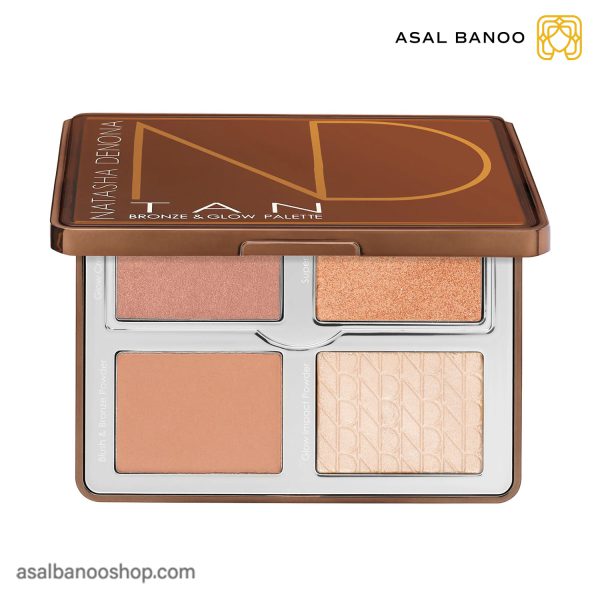 پالت برنزر و هایلایتر BRONZE & GLOW ناتاشادنونا