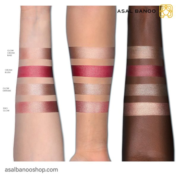 پالت رژگونه و هایلایتر blush&glow ناتاشادنونا