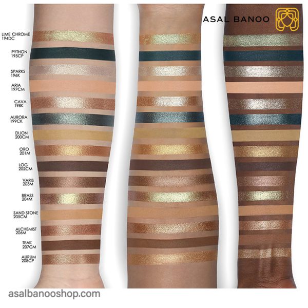 پالت سایه gold palette ناتاشا دنونا