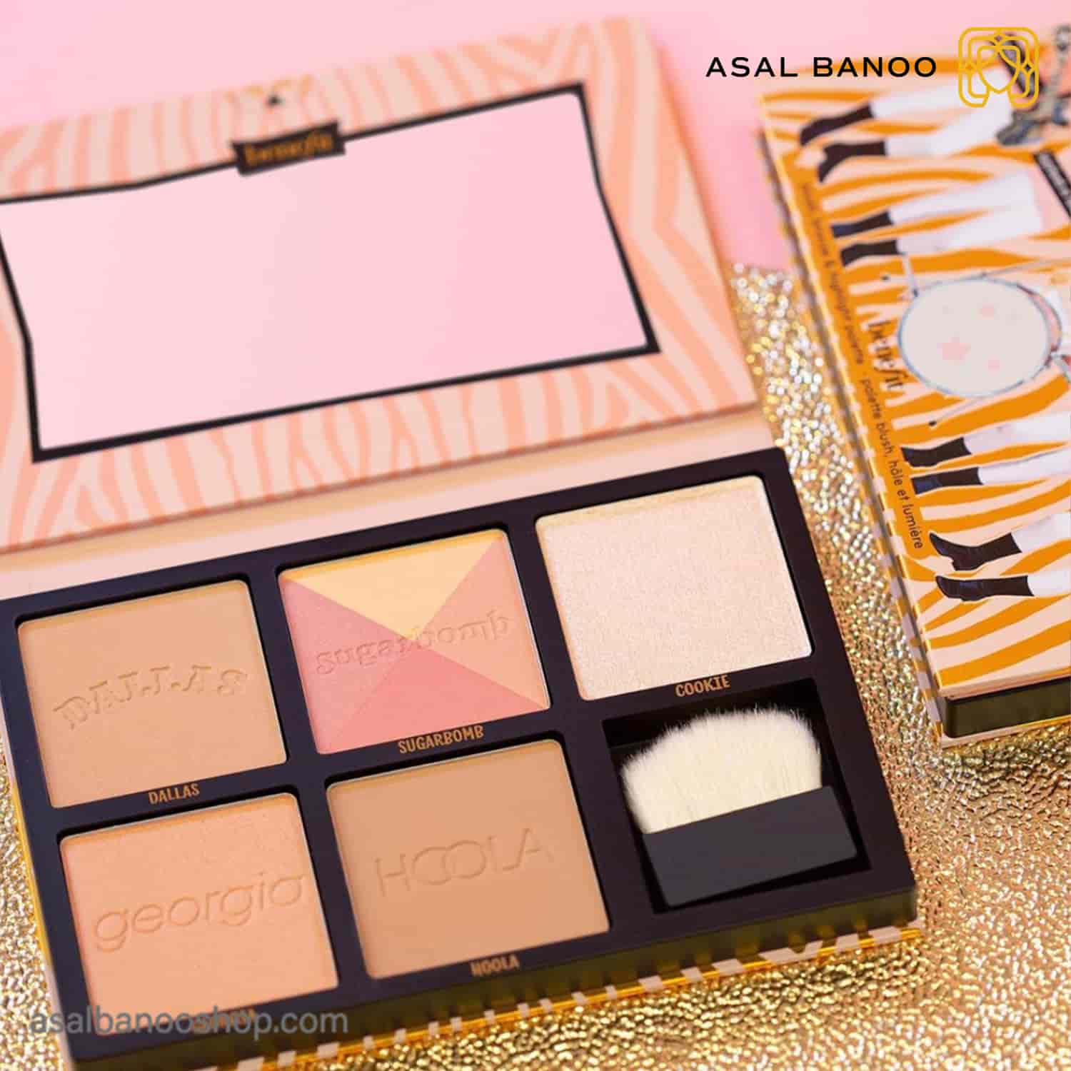 Benefit-Cheek-Star-Reunion-Tour-Cheek-Palette-3-min پالت رژگونه، برنزر و هایلایتر Cheek Stars بنفیت