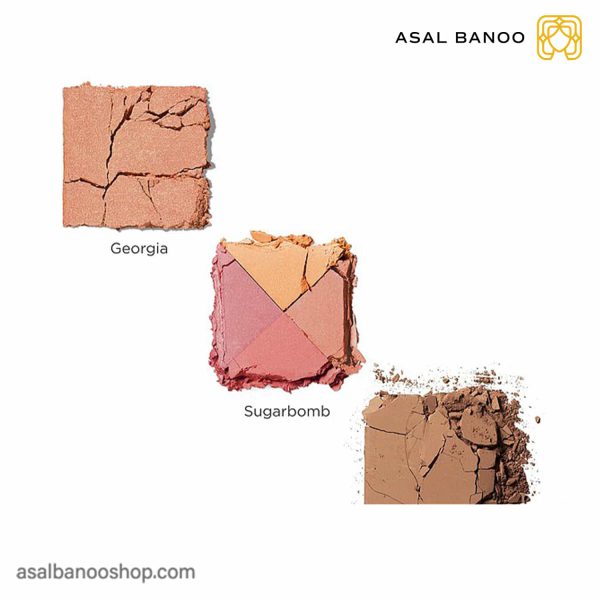 پالت رژگونه و برنزر Cheek Stars Mini بنفیت