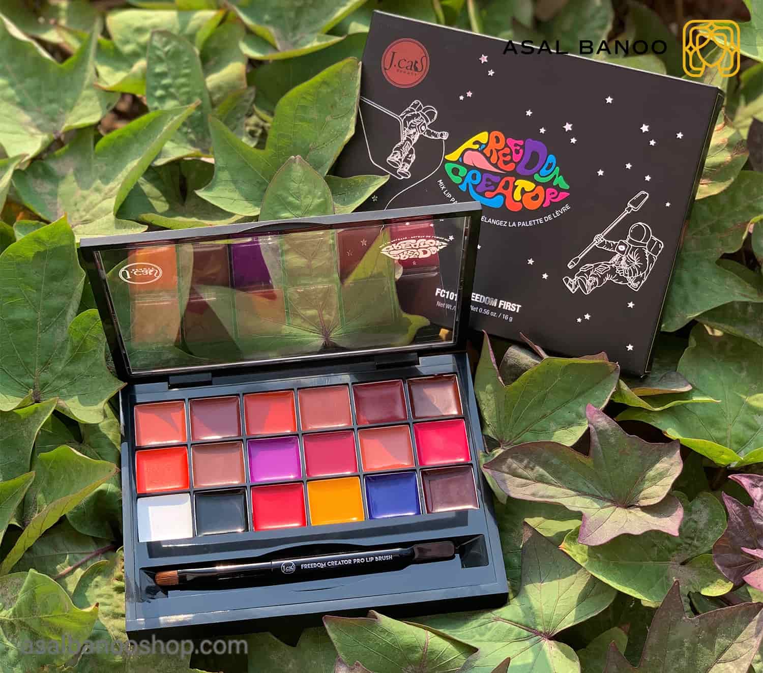 JCat-LipstickPalette4-min پالت رژ لب FC101 Freedom Creator جی کت