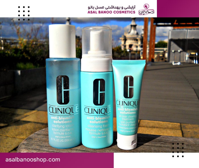 clinique-antiblemishsolutionsset ست سه مرحله ای ضدجوش کلینیک