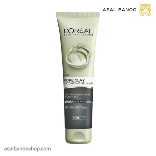 ژل پاک کننده و سم زدا خاک رس Pure Clay لورال