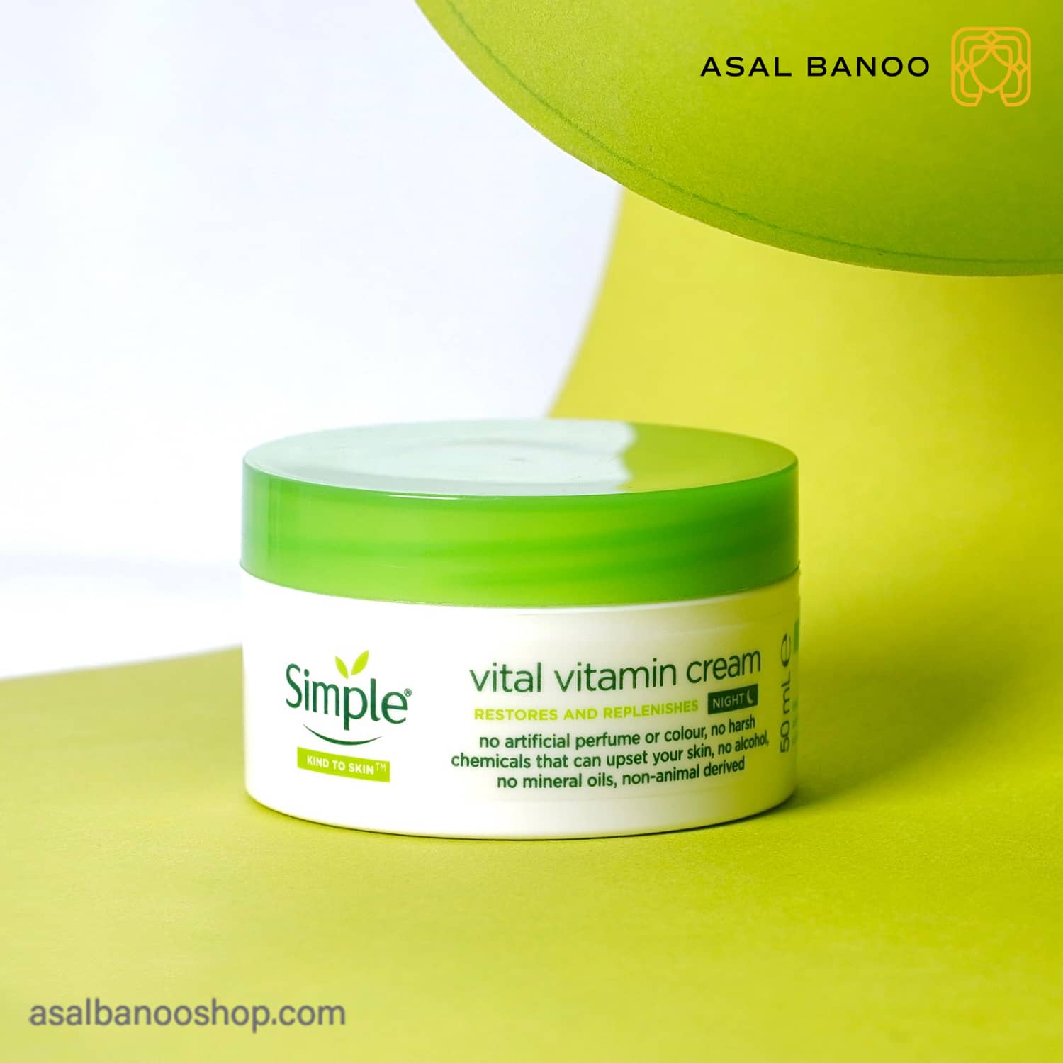 کرم شب ویتامینه سیمپل-min کرم شب سیمپل Vital Vitamin