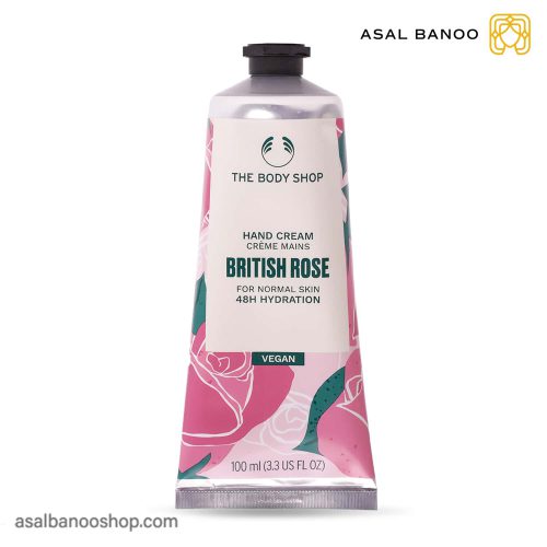 کرم مرطوب کننده دست British Rose بادی شاپ