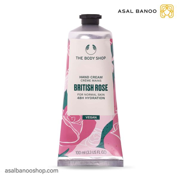 کرم مرطوب کننده دست British Rose بادی شاپ