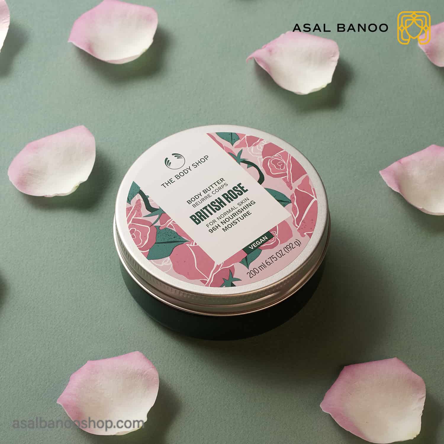 THE-BODY-SHOP- britishrose-BODY-BUTTER-98-min کره بدن British Rose بادی شاپ