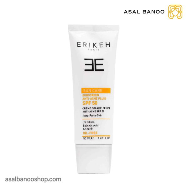 ضد آفتاب پوست چرب و جوش دار SPF50 اریکه