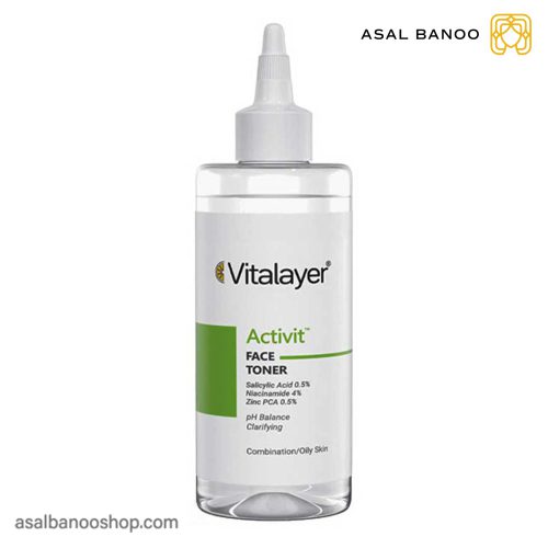 تونر پوست چرب ویتالیر Activit