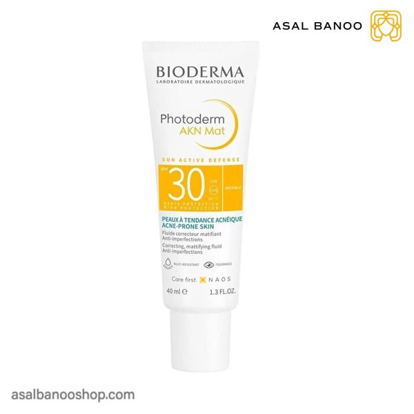 ضد آفتاب فلوییدی Photoderm AKN Mat پوست های چرب بایودرما