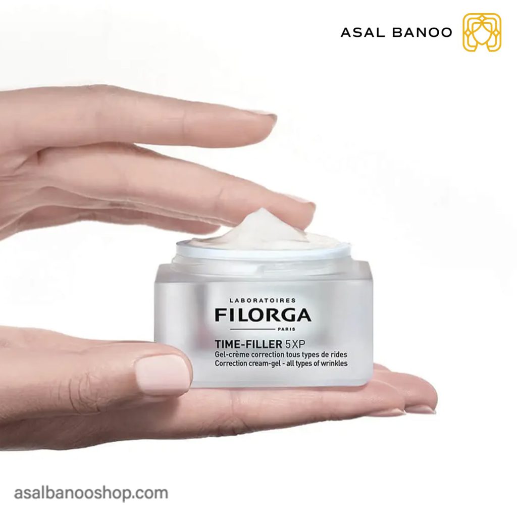 Filorga-TimeFiller-5XP-GelCream-a-min ژل کرم تایم فیلر 5XP فیلورگا پوست مختلط تا چرب