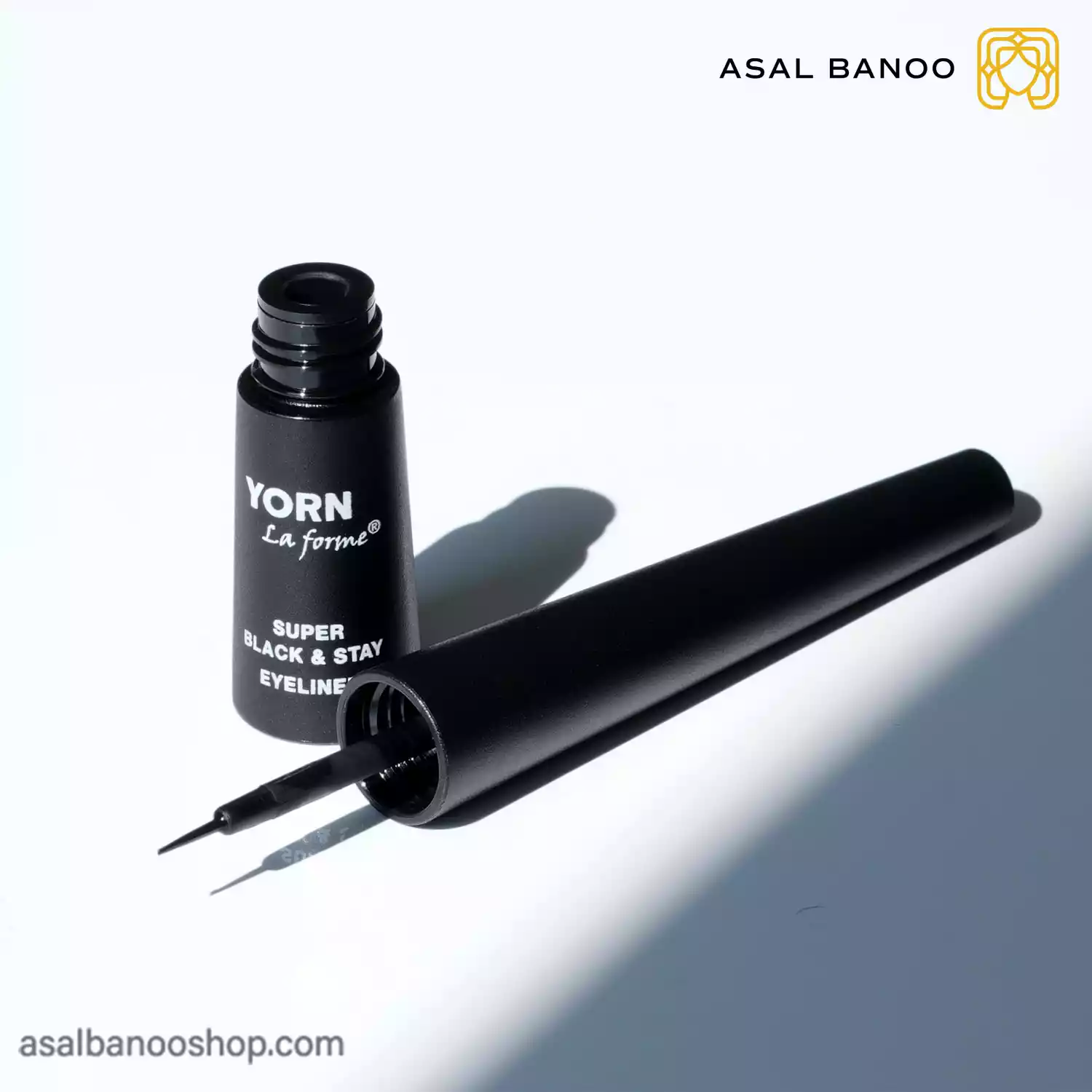 خط چشم مویی یورن خط چشم یورن مدل Super Black and stay