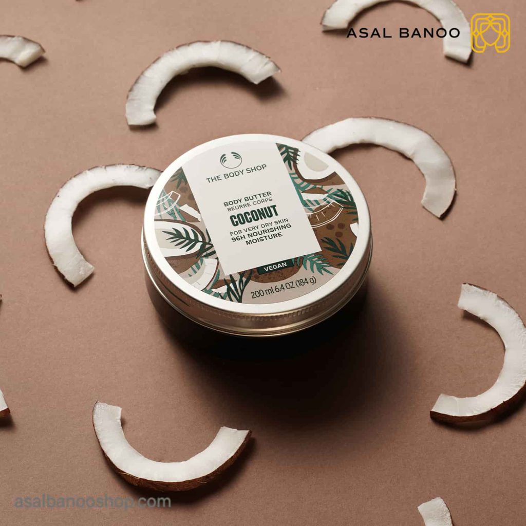 THE-BODY-SHOP-BODY-BUTTER-COCONUT-0-min (1) کره بدن Coconut بادی شاپ
