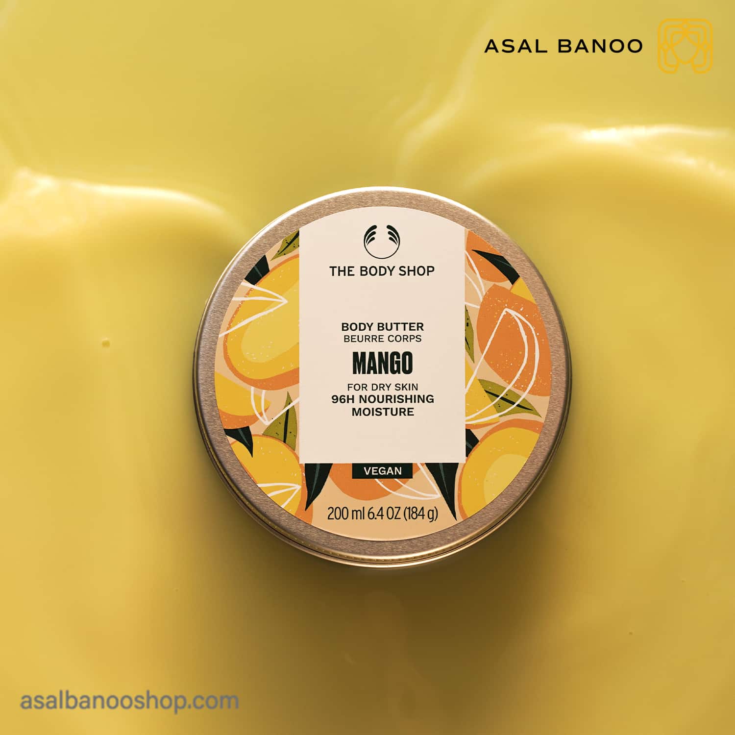 THE-BODY-SHOP-MANGO-BODY-BUTTER-55-min (1) کره بدن Mango بادی شاپ