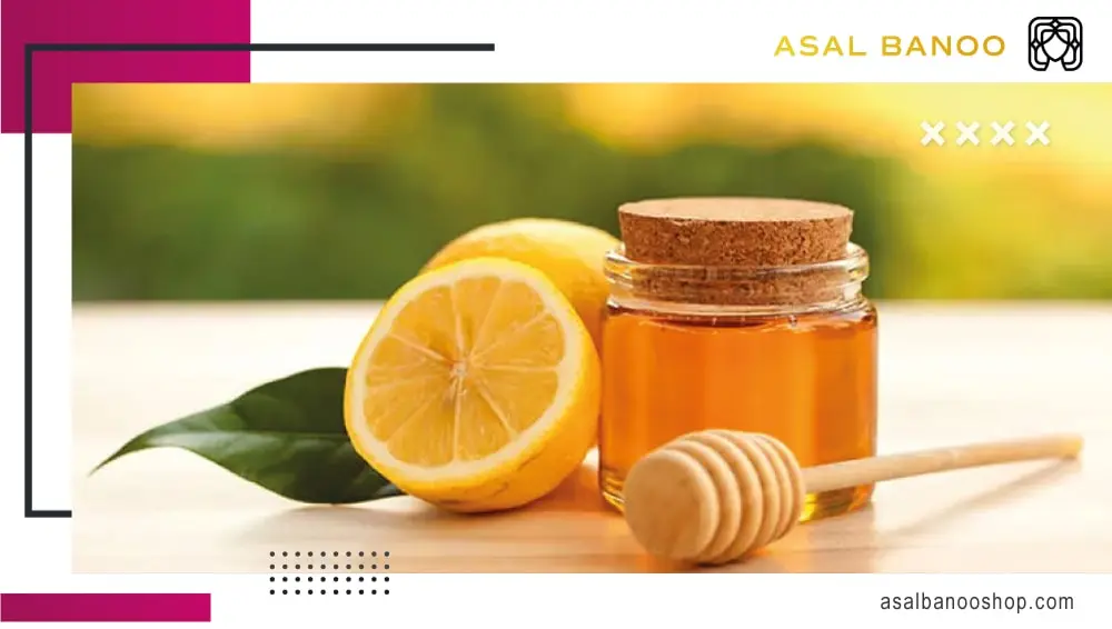 Lemon-and-honey اسکراب خانگی عسل، شکر و آبلیمو