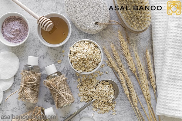 Oatmeal scrub اسکراب بلغور جو