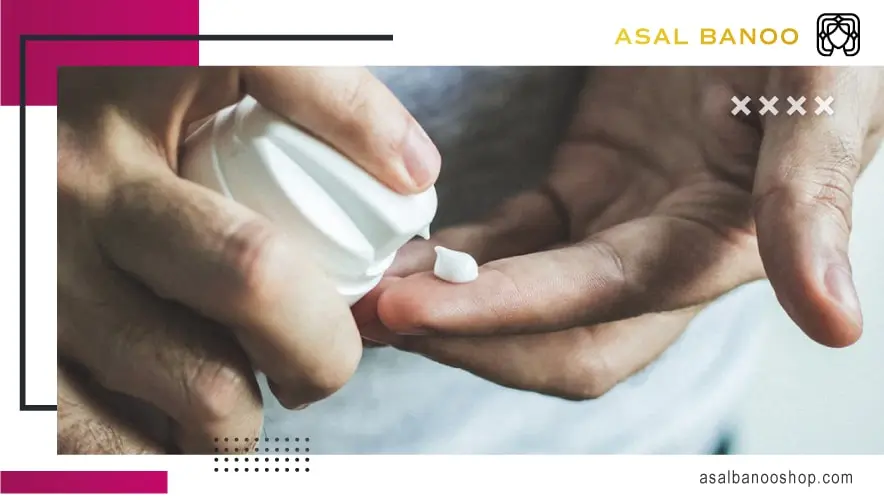 استفاده از لایه ای نازک از کرم