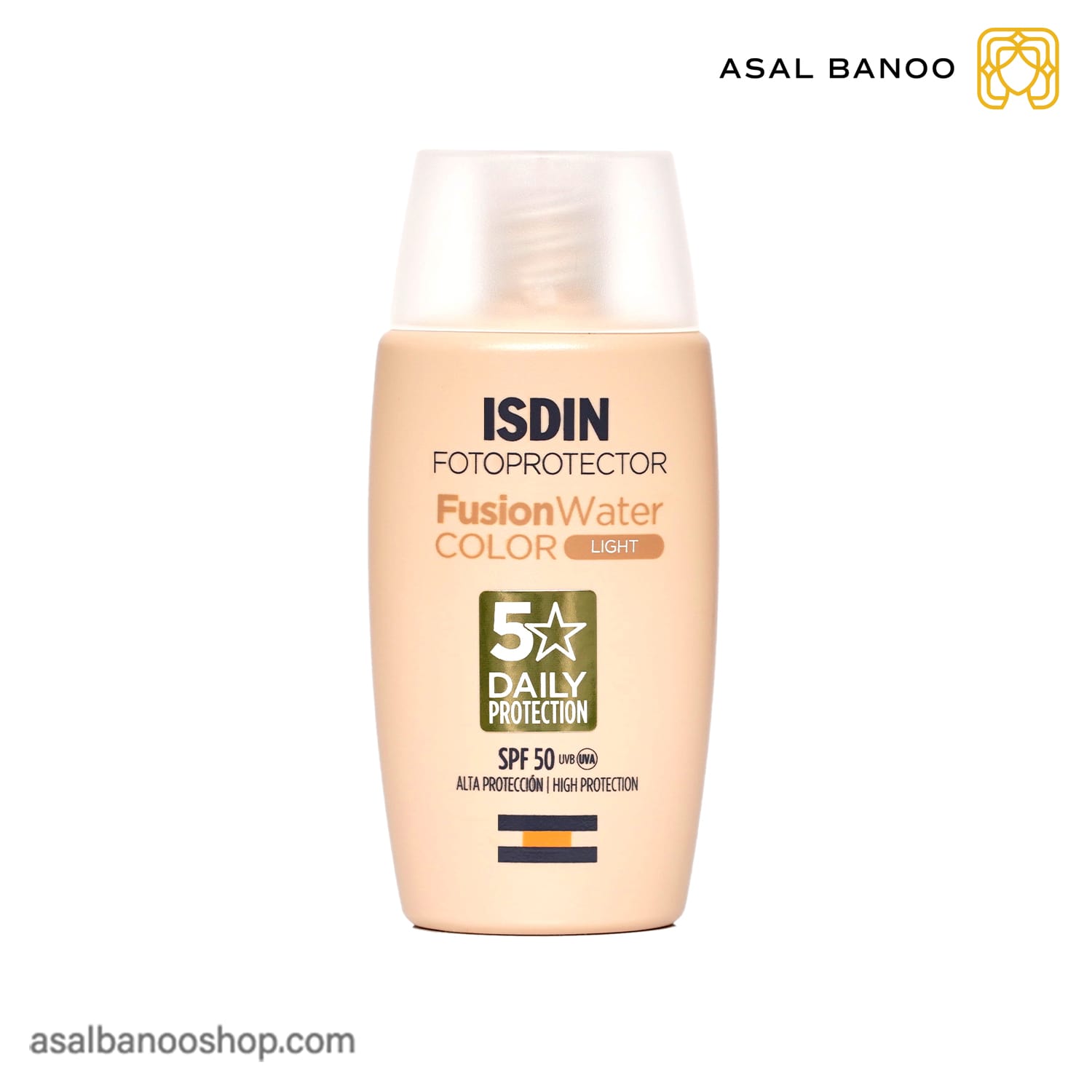 ضد آفتاب فیوژن واتر SPF50 رنگی ایزدین