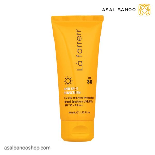 ضد آفتاب و ضد لک بی‌رنگ پوست چرب و مستعد آکنه SPF 30 لافارر