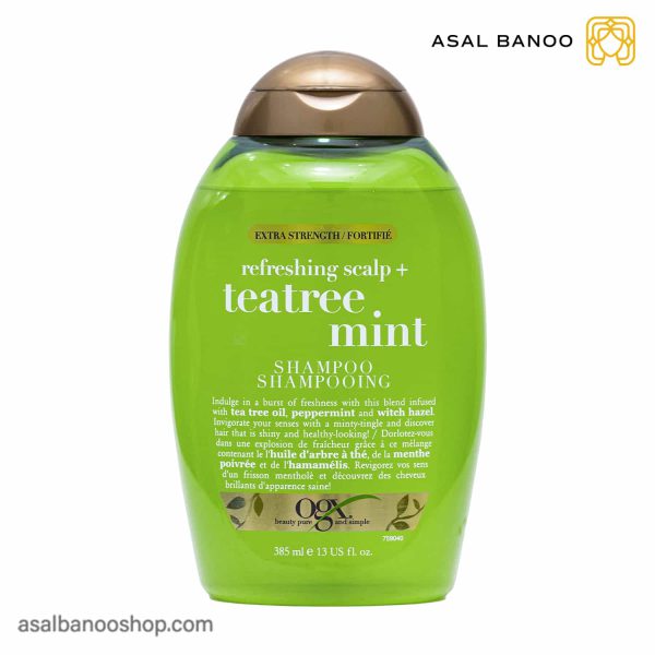 شامپو تقویت کننده teatree mint اوجی ایکس