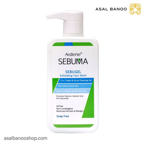 ژل شوینده اسکرابی پوست چرب آردن سبوما