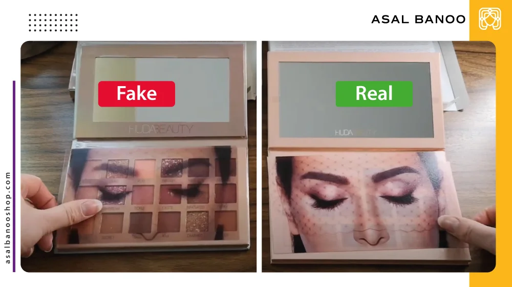 مقایسه طلق پلاستیکی نمونه اصل از فیک