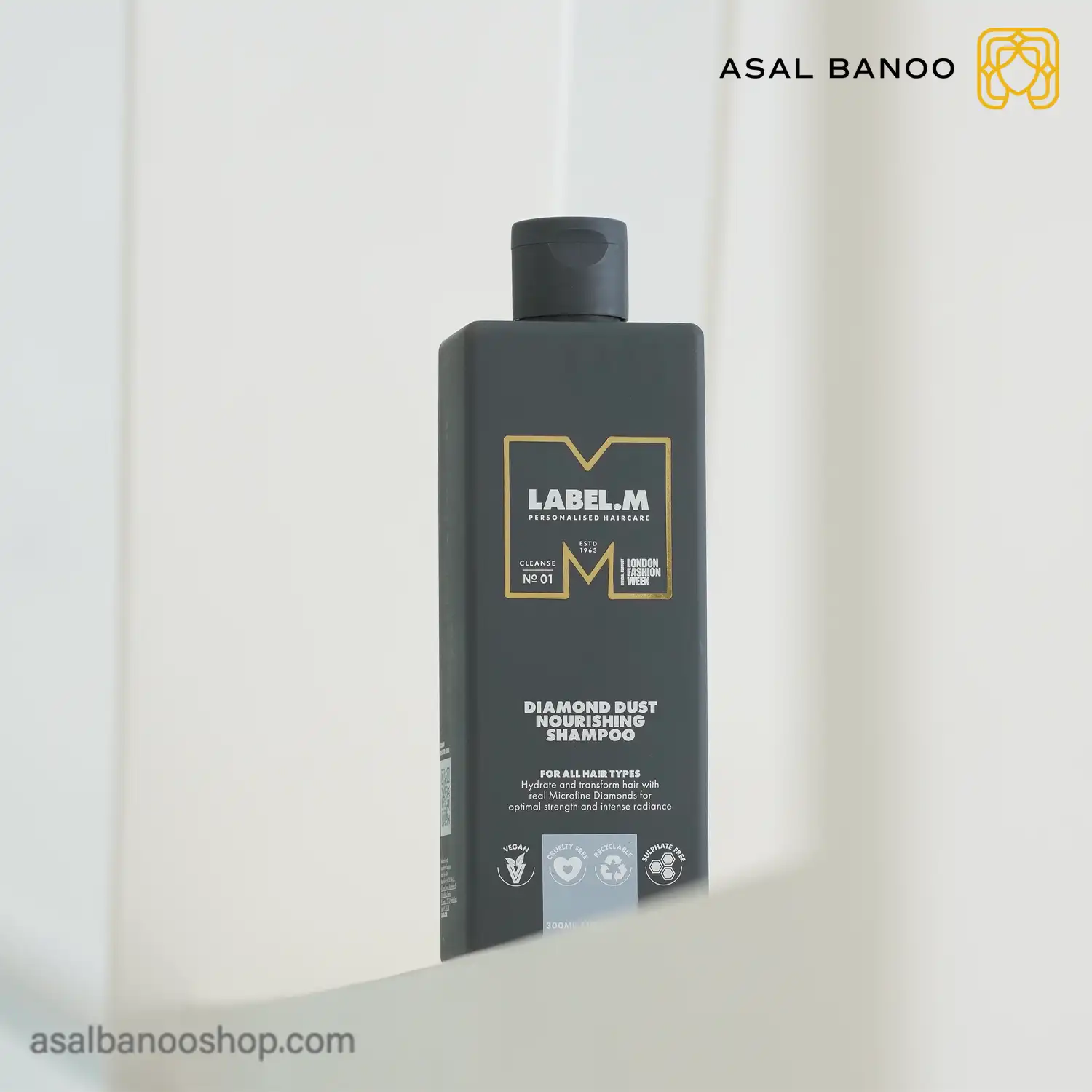 شامپو لیبل ام diamond dust شامپو لیبل ام diamond dust