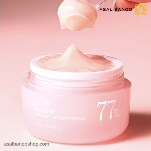 کرم نیاسین و هلو 77% آنوا